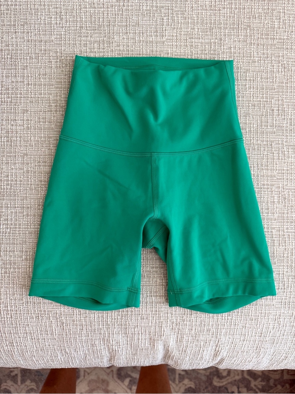 lululemon athletica Emerald Green High-Rise Bike Shorts